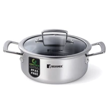 Кастрюля Bergner Steelblue 20 см (BG-33221-BL): Тип Традиционная