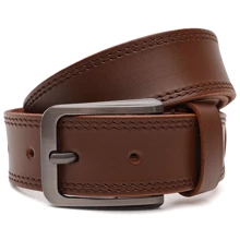 Чоловічий ремінь Borsa Leather коричневий (V1FX30-brown): Стать Мужской
