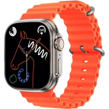 Смарт-часы XO M8 Pro Ultra 49mm Orange (XO-M8Pro-OR): Дисплей 1.96" IPS (285x240) / Chemically Strengthened Glass