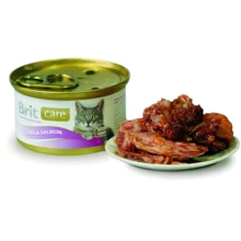 Консервы для кошек Brit Care Tuna & Salmon с тунцом и лососем 80 г (8594031443025): Тип Консервы