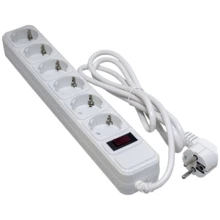Сетевой фильтр Patron EXT-PN-SP-1063W: Количество розеток, шт 6