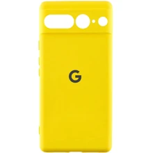 Чехол для телефонов Lakshmi Premium Silicone Case with Logo Full Camera Yellow for Google Pixel 7 Pro: Совместимость Google Pixel 7 Pro