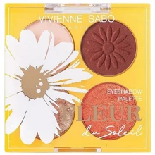 Vivienne Sabo Fleur Du Soleil Eyeshadow Palette №2 Палетка теней для век 4.8g: Вид Палетки теней