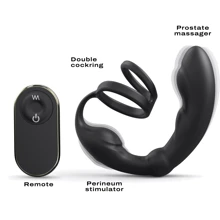 Масажер простати Dorcel P-Ring з ерекційним кільцем та пультом ДУ: Для кого Для чоловіків
