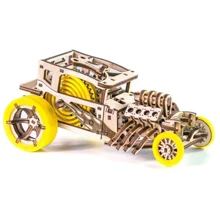 Деревянный конструктор "Hot Rod" Time for Machine T4M380303 (Желтый): undefined undefined