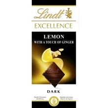 Шоколад Lindt, чорний з лимоном і імбиром (100 г) (WT4302): Вага, г 100