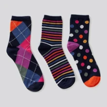 Женские носки United Colors of Benetton 3 пары разноцветные (6AO31700C): undefined undefined