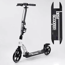 Самокат детский складной двухколесный с дисковым тормозом Best Scooter (56196): Количество колес 2
