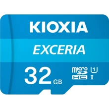 Карта пам'яті KIOXIA 32GB microSDHC class 10 UHS-I Exceria (LMEX1L032GG2): Тип карти MicroSDHC