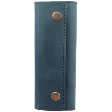Мужская ключница DNK Leather синяя (DNK-Keys-Lcol-B): Пол Мужской