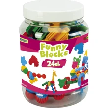 Конструктор Wader Funny blocks 24 шт (41940): Производитель Wader