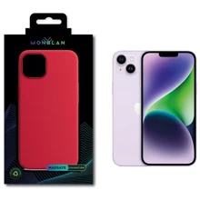 Чехол для iPhone Monblan Silicone Case with Animation & MagSafe Red for iPhone 13: Цвет красный