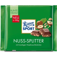 Шоколад Ritter Sport Nuss-Splitter 100 г (DL13895): Вес, г 100