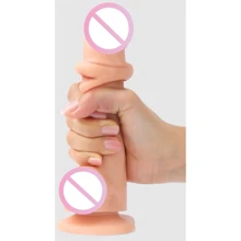 Реалистичный фаллоимитатор Strap-On-Me Sliding Skin Realistic Dildo Vanille - M: Назначение Вагинальные