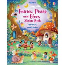 Fairies, Pixies and Elves Sticker Book / Книга з наклейками Феї, Піксі та Ельфи: Виробник Usborne