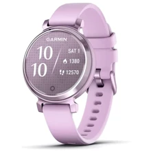 Смарт-годинник Garmin Lily 2 Metallic Lilac with Lilac Silicone Band (010-02839-00): Дисплей 1"x0.84" (25.4x21.3 мм) TFT (240x201 pixels)