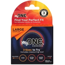 Презервативи MyONE Large Sampler 3 шт: Тип Для максимального захисту