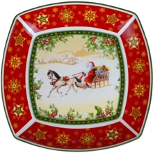 Салатник Lefard Christmas Collection 33х33х5 см (986-030): Тип салатник