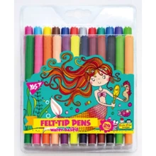 Фломастери 24 кол. "Rachel Mermaid" (650379): Тип На водній основі