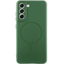 Чехол для телефонов Lakshmi Case Silicone Cover Full Camera MagFit Dark Green for Samsung G990 Galaxy S21 FE: Совместимость Samsung G990 Galaxy S21 FE
