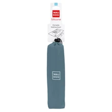 Миска складная WAUDOG Silicone 385х230х50 мм серый (508011): Тип Миски