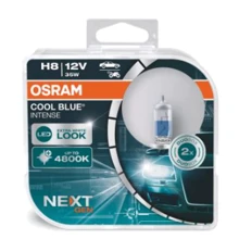 Лампа галогенная Osram H8 12V 35W PGJ19-1 Cool Blue Intense Next Gen +100% 2шт/комп (64212CBN-HCB): Производитель Osram