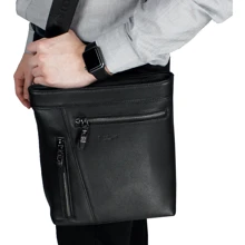 Чоловіча сумка планшет Giorgio Ferretti чорна (20183002-black): Стать Чоловік