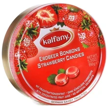 Льодяники Kalfany Erdbeer Candies, Полуниця (150 Г) (WT3875): Вага, г 150