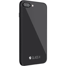 Чохол для iPhone SwitchEasy Glass X Black (GS-55-262-20) for iPhone 8 Plus/iPhone 7 Plus: Колір чорний
