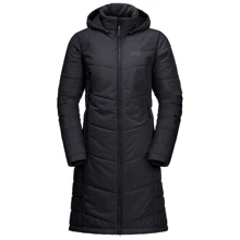 Куртка Jack Wolfskin North York Coat W 1205501-6000 40 черная зимняя с капюшоном: Сезон Зима
