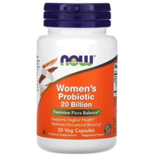 Now Foods Women`s Probiotic Жіночі пробіотики 20 млрд ДЕЯК 50 капсул: Тип Пробиотики
