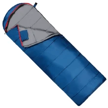 Спальный мешок SportVida L Blue/Grey (SV-CC0071): Тип одеяло с капюшоном