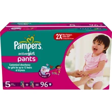 Подгузники-трусики Pampers Active Girl Junior (12-18 кг) Мега 96шт (4015400523369): Тип Подгузники-трусики