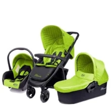 Универсальная коляска 3в1 4Baby Atomic Trio Green (зеленый) + сумка: Тип коляски универсальная коляска (3-в-1)
