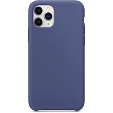 Чехол для iPhone Mobile Case Silicone Soft Cover Aqua Blue for iPhone 11 Pro: Цвет синий