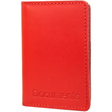 Женская обложка для документов DNK Leather красная (DNK-minidoc-R-colH): Пол Женский