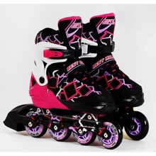 Роликові ковзани Best Roller Black-Pink (116486): Колір розовый