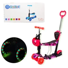 Самокат Best Scooter четырехколесный 5в1 (SC20482) красный (Транспортировочная упаковка): Количество колес 3