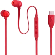 Навушники JBL Tune 310C Red (JBLT310CRED): Тип конструкції вакуумные