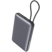Внешний аккумулятор Proove Power Bank 10000mAh Moon Rock 2 in 1 22.5W Gray (PBR122012105): Количество USB 1