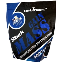 Гейнер Stark Pharm Stark Gain Mass Ostrowia Whey тисячі g / 10 servings / Vanilla: Стать Унисекс