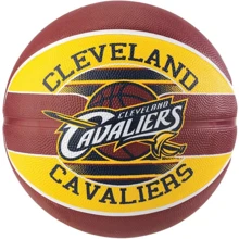 Мяч для игры Spalding NBA Team Cleveland Cavs баскетбольный размер 7 красно-желтый (NBA_TCC_7): Вид Баскетбольные