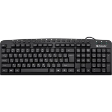 Клавиатура Defender Focus HB-470 RU (45470): Подключение проводное