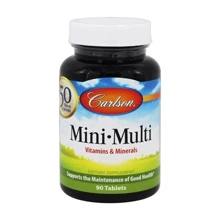 Carlson Labs Mini-Multi 90 tabs Комплекс основных витаминов и минералов: Тип Мультивитамины