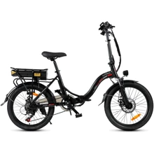 Электровелосипед SAMEBIKE JG20 (350 Вт, 10 А/час, 36 В, 25 км/ч), колеса 20, черный: Допустимая нагрузка, кг 120