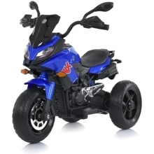 Детский электромотоцикл 3 колесный Bambi Racer BMW синий (M 5037EL-4): Вид мотоцикл