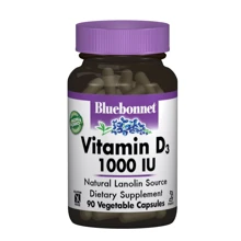 Bluebonnet Nutrition Vitamin D3 1000IU 90 caps: Тип Витамин D