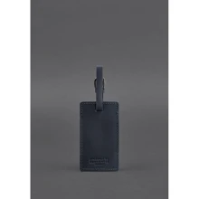 Бірка для багажу 3.0 BlankNote Crazy Horse темно-синя (BN-TAG-3-nn): undefined undefined