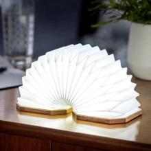 Светильник на аккумуляторе Gingko ACCORDION дерево орех (G006WT): Вид Фонарик