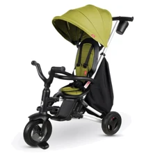 Велосипед складной трехколесный детский Qplay Nova+ Rubber Gold Mat - Military Green (S700-13Nova+RubberGreenGo): Тип 3х колесный велосипед